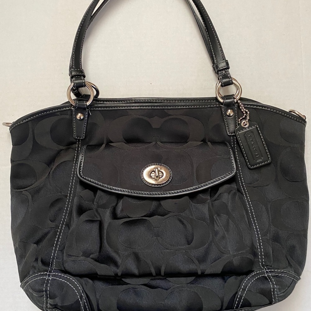Coach black handbag